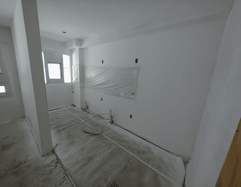 Inicio da Pintura interna nas unidades das Torres  – 7 e Torre – 8