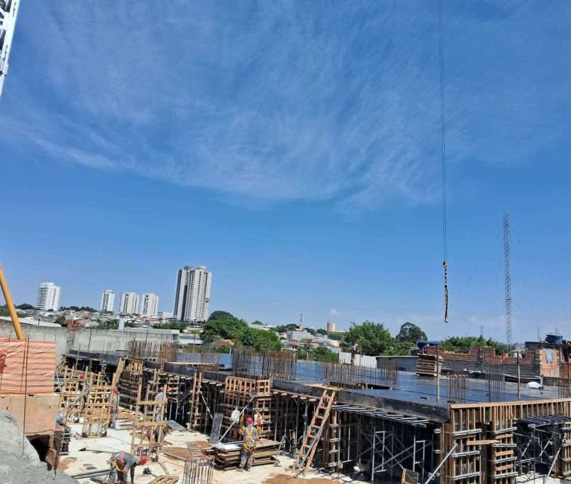 Laje 1º Subsolo, Armação de Vigas, Concretagem - 03/2025