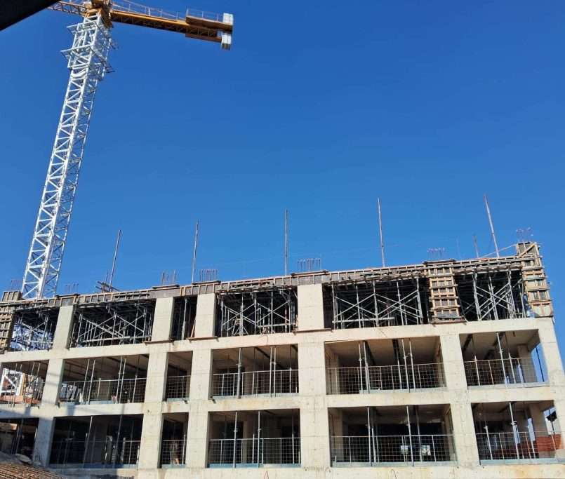 Locação de pilares do Sobressolo ao Átrio - Primeira Etapa - 04/2025