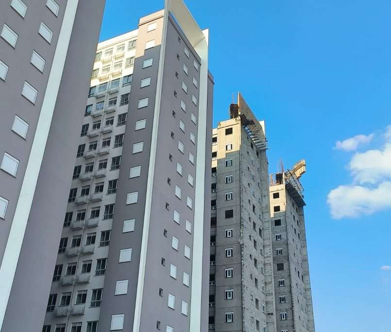 Evolução da obra das Torres 07 e 08 - 07/2025