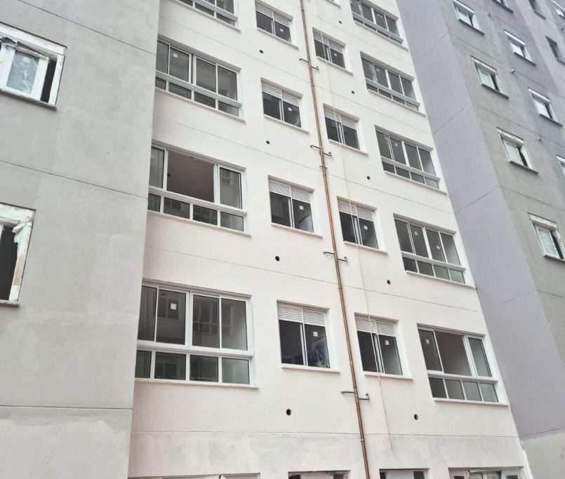 Execução das prumadas de gás e início das remoções das proteções das janelas - 09-2025