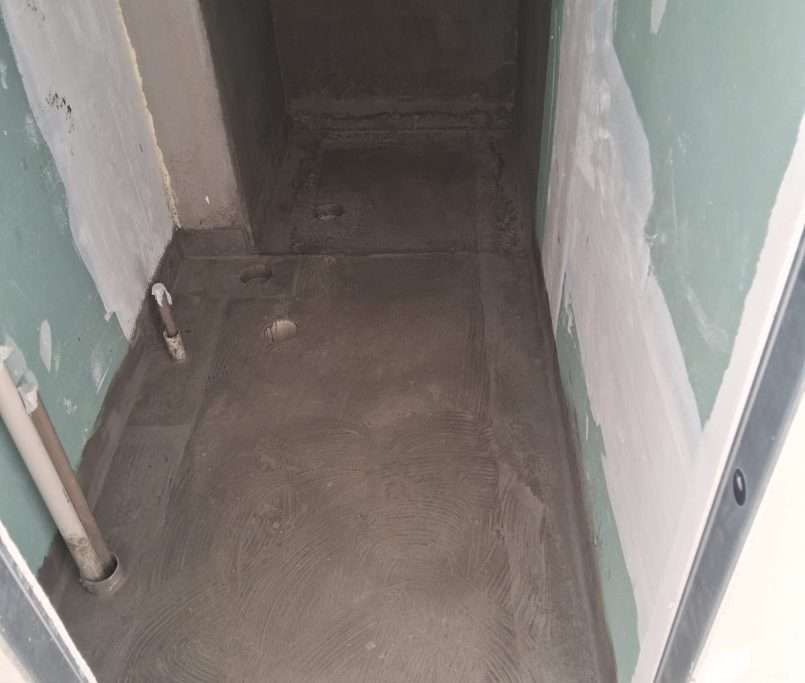 Impermeabilização interna das áreas frias com argamassa polimérica - 10-2025